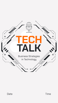 Tech Talk Podcast Instagram Story