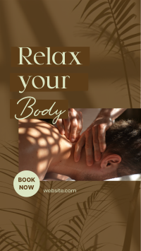 Relaxing Body Massage Instagram Reel