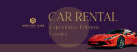 Lux Car Rental Facebook Cover