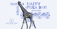 Giraffe Ethnic Pattern Facebook Ad