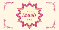 Ornamental Diwali Greeting Facebook Ad