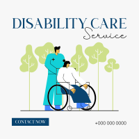 Support the Disabled Linkedin Post Design