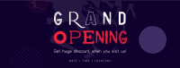 Grand Opening Facebook Cover example 2