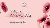 Anzac Day Message Zoom Background