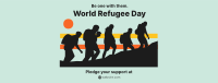 Refugee March Facebook Cover