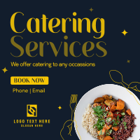 Catering At Your Service Instagram Post Design