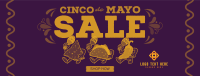 Cinco De Mayo Mascot Sale Facebook Cover