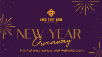 Sophisticated New Year Giveaway Animation