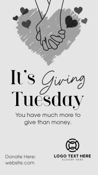 Giving Tuesday Hand Instagram Story