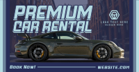 Luxury Car Rental Facebook Ad