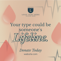 Donate Blood Campaign Instagram Post Design