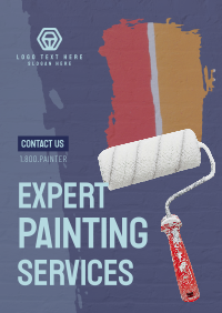 Painting Service Brush Poster