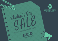 Student's Day Promo Postcard