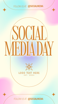 Minimalist Social Media Day Instagram Story