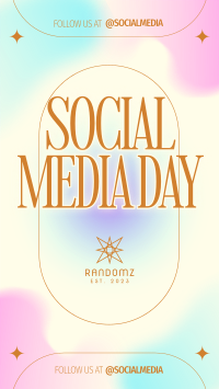 Minimalist Social Media Day Instagram Story