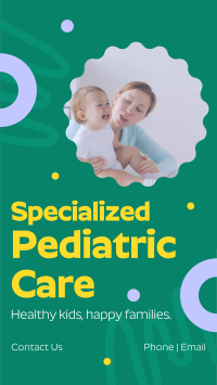 Pediatric Care Instagram Reel Image Preview