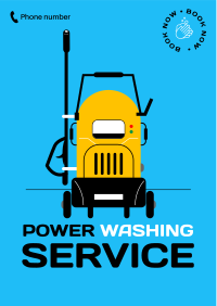 Pressure Wash Machine Flyer