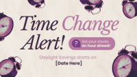 Daylight Savings Alert Animation