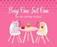 Pet Cafe Valentine Facebook Post