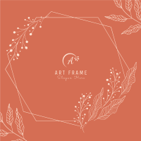 Leaves Ornamental Frame Instagram Post Image Preview