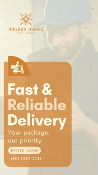 Reliable Courier Delivery Instagram Reel Image Preview