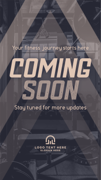 Coming Soon Fitness Gym Teaser TikTok Video