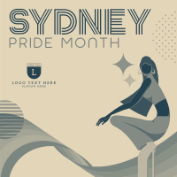 Sydney Pride Month Greeting Instagram Post