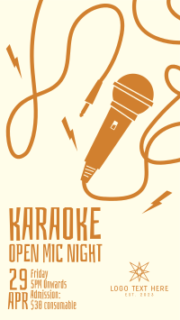 Open Mic Karaoke Facebook Story