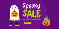 Halloween Discount Twitter Post