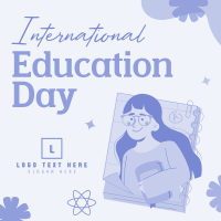 Education Day Student Instagram Post Design