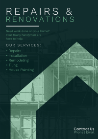 Repairs & Renovations Poster