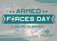 Armed Forces Day Postcard