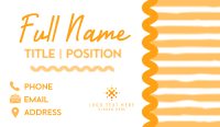 Cute Generic Quirky Business Card