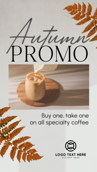 Autumn Coffee Promo Instagram Reel Image Preview