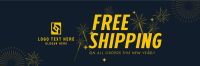 Free Shipping Sparkles Twitter Header