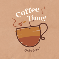 Coffee Time Instagram Post Design