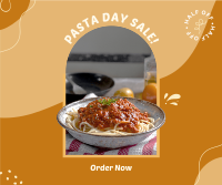 Pasta Day Sale Facebook Post