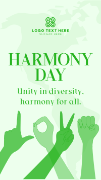 LOVE Sign Harmony Day Instagram Reel Image Preview