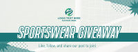 Sportswear Giveaway Facebook Cover Design