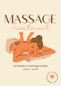 Best Massage Treatment Flyer