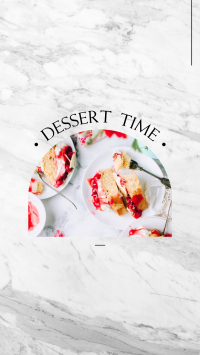 Dessert Time Delivery Facebook Story