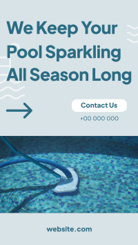 Pool Sparkling TikTok Video