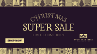 Modern Christmas Sale Facebook Event Cover