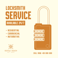 Locksmith Services Instagram Post Image Preview