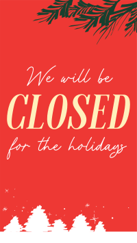 Closed for the Holidays YouTube Short