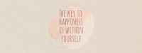 Key to Happiness Facebook Cover