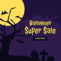 Halloween Super Sale Instagram Post