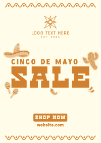 Cinco de Mayo Stickers Flyer