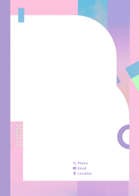 Funky Colors Letterhead