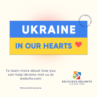 Ukraine In Our Hearts Instagram Post